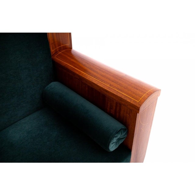 Antique Mahogany Sofa, Northern Europe, 1890 For Sale - Image 9 of 14