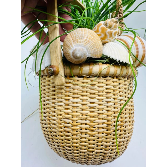 Nantucket Basket Filled With Shells For Sale In Charleston - Image 6 of 10