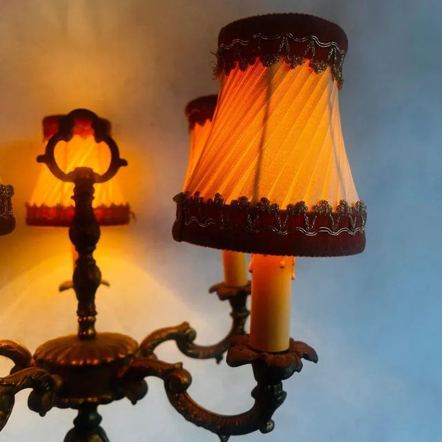 Antique Floor Lamp in Bronze For Sale - Image 5 of 10