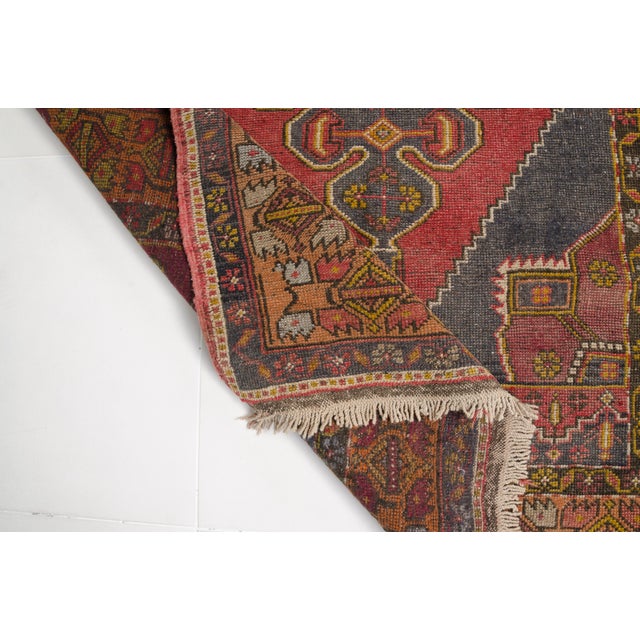 Turkish Anatolian Floral Wool Carpet For Sale - Image 3 of 10