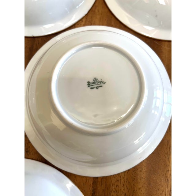 Rosenthal Small Porcelain Bowls With Handpainted 24k Gold B Initial and Wide Trim - Set of 12 For Sale - Image 10 of 10