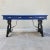 1970s Mid-Century Writing Desk Painted Sapphire Blue & Black For Sale - Image 13 of 13