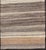 Tribal Vintage Turkish Kilim Rug With Layered Stripes in Cream, Walnut, and Taupe For Sale - Image 3 of 11