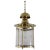 Italian Brass and Glass Pendant Lamp, 1970s For Sale - Image 14 of 14