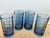 1960s Vintage Mid-Century Modern Anchor Hocking "Tartan Blueberry" Flat Iced Tea Glasses - Set of 4 For Sale - Image 5 of 15
