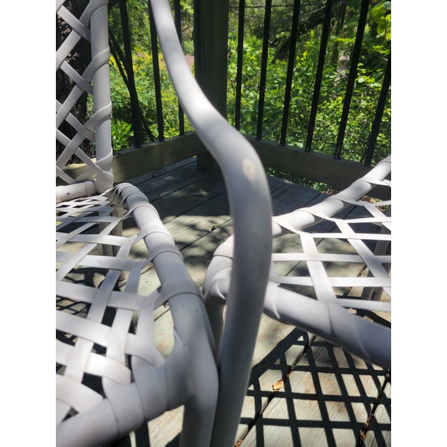 1970s Brown Jordan Tamiami Chaise, Lounge Chair and Foot Stool in Gray For Sale - Image 15 of 15