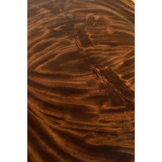 Mahogany Leather Top Desk For Sale - Image 12 of 12