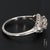Here is a Vintage Platinum Ring with an Eye-Shaped Design housing a ~0.52ct Diamond as the Central Stone, surrounded by...