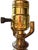 Neoclassical Late 20th Century Neoclassical Gilt Brass Putti Cherub & Marble Column Table Lamp For Sale - Image 3 of 6