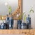 Block Print Vases - Set of 4 For Sale - Image 9 of 12