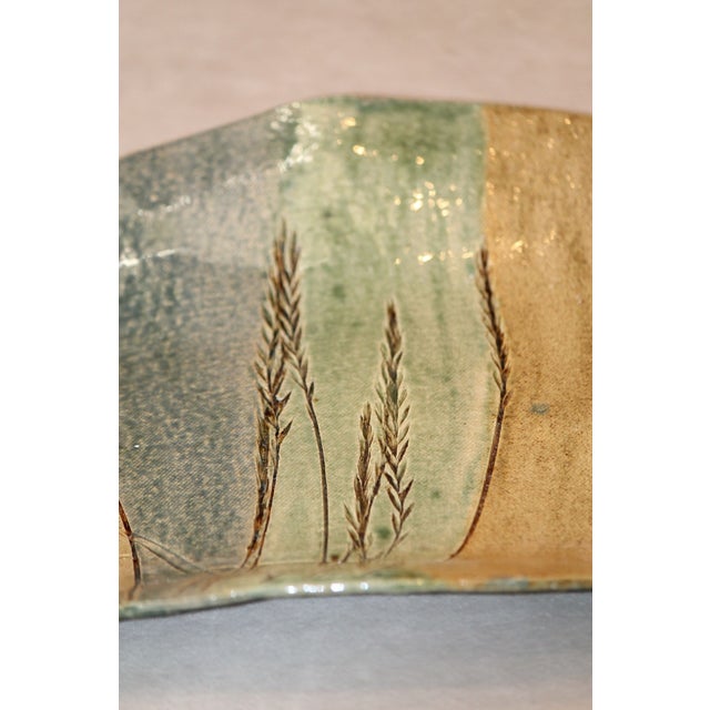 2000 - 2009 Beautiful, Hand-Made Studio Pottery Tray For Sale - Image 5 of 7