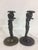 Traditional Egyptian Revival Bronze Candlesticks - A Pair For Sale - Image 3 of 7