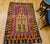 Textile Vintage Turkish Kilim Rug, Flat-Woven Prayer Pattern, Yellow & Green, 4x6 For Sale - Image 7 of 16