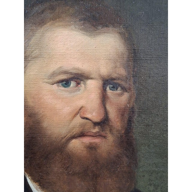 Depicting the Nobleman Cavaliere Cilavegna, 1866, Oil Painting on Canvas For Sale - Image 4 of 13