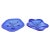 Blue Art Glass Bowls attributed to Josef Hospodka for Chribska Glassworks, 1960s, Set of 2 For Sale - Image 8 of 8