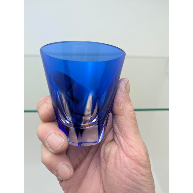 Crystal Cocktail Glasses by Herbert Kny for VEB Glaswerke Schmiedefeld Gdr, 1960s, Set of 6 For Sale - Image 6 of 8
