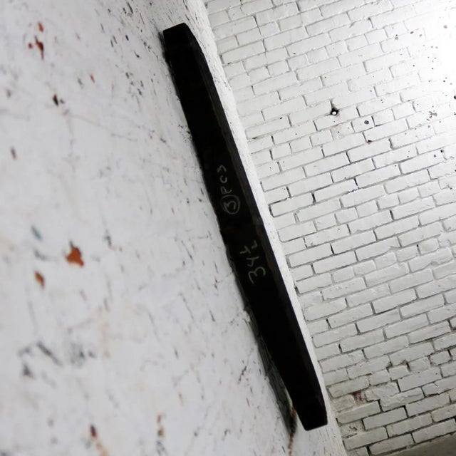 Black Late 19th Century Antique Industrial Foundry Pattern Number 11 Wall Accent For Sale - Image 8 of 13