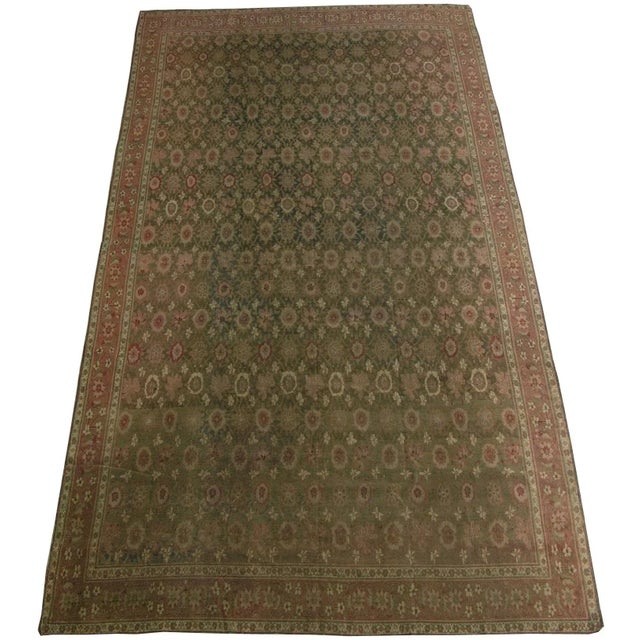 19th Century Antique Indian Amritsar Rug - 16'0'' X 9'0'' For Sale - Image 5 of 9