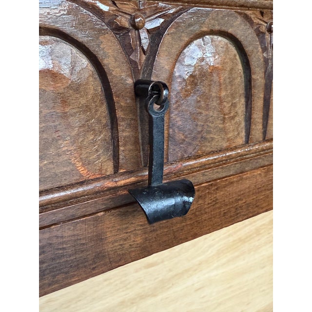 Early 20th Century Spanish Carved Console Table with Fluted Legs For Sale - Image 9 of 18
