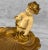 Gold Vintage Hollywood Regency Cast Metal Cherub Scalloped Catchall Bowl For Sale - Image 8 of 12