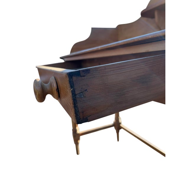 Late 19th Century Antique Primitive Pine Desk in Original Patina For Sale - Image 10 of 10