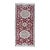 Pasargad DC Red Fine Hand Knotted Silk Rug For Sale