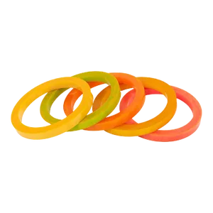 Sunny Multicolor Bakelite Bracelet Bangle Spacer Set - 5 pieces