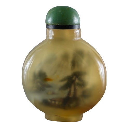 Agate Snuff Bottle, China, Late 19th Century For Sale