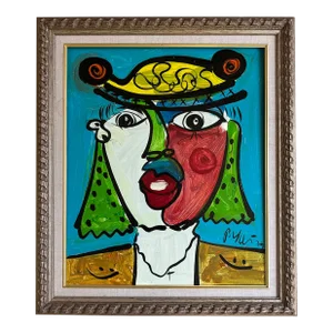 1974 Original Peter Keil Painting Framed