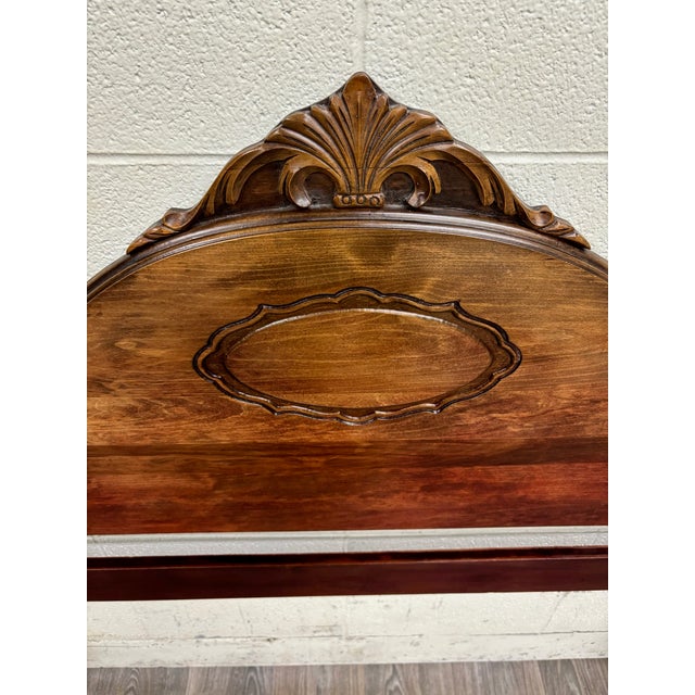 Traditional Vintage Full Size Traditional Poster Headboard For Sale - Image 3 of 11