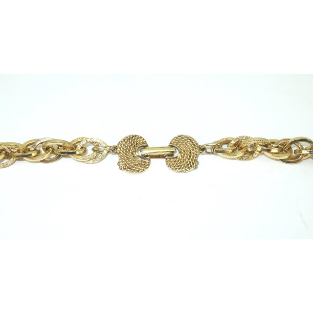 Gold Dragon Gold Tone Statement Necklace by Weatherby Miller Jewels For Sale - Image 8 of 13