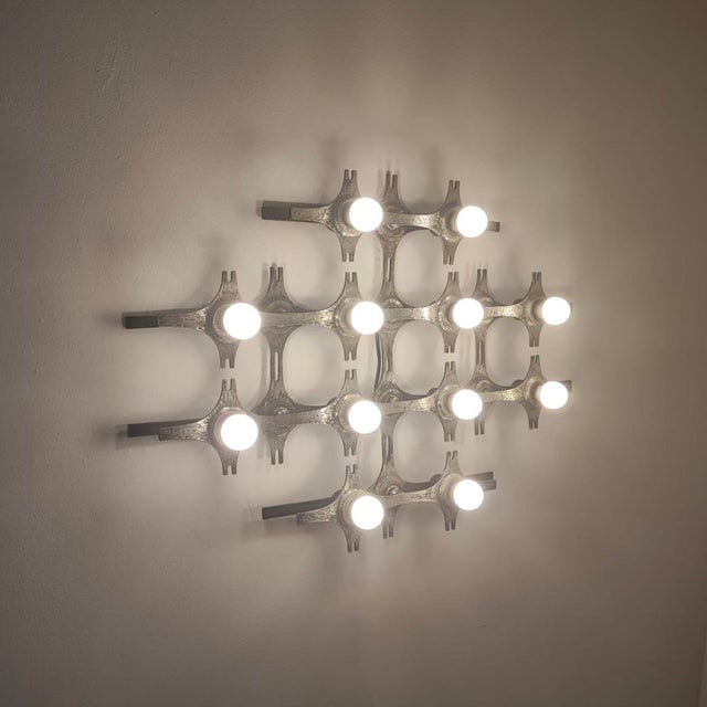 Wall Lamp attributed to Fantoni, 1960s For Sale - Image 4 of 10