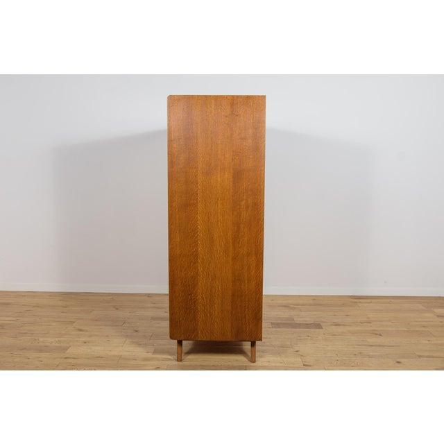 1960s Mid-Century Walnut Wardrobe by Bohumil Landsman for Jitona Soběslav, Czechoslovakia, 1960s For Sale - Image 5 of 18