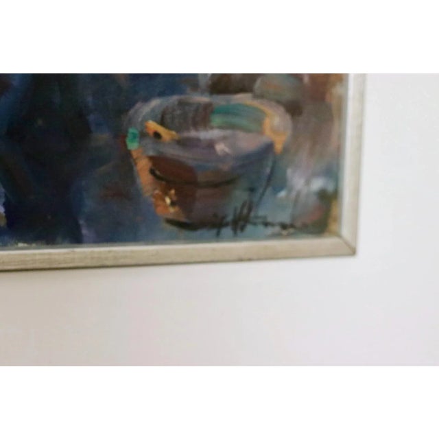 Modern Uno Hubert Karlsson, Workers in Motion, Oil For Sale - Image 3 of 10