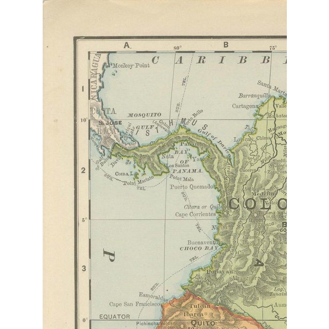 Antique Map of South America with Amazon Basin by Ran McNally, 1899 For Sale - Image 6 of 12