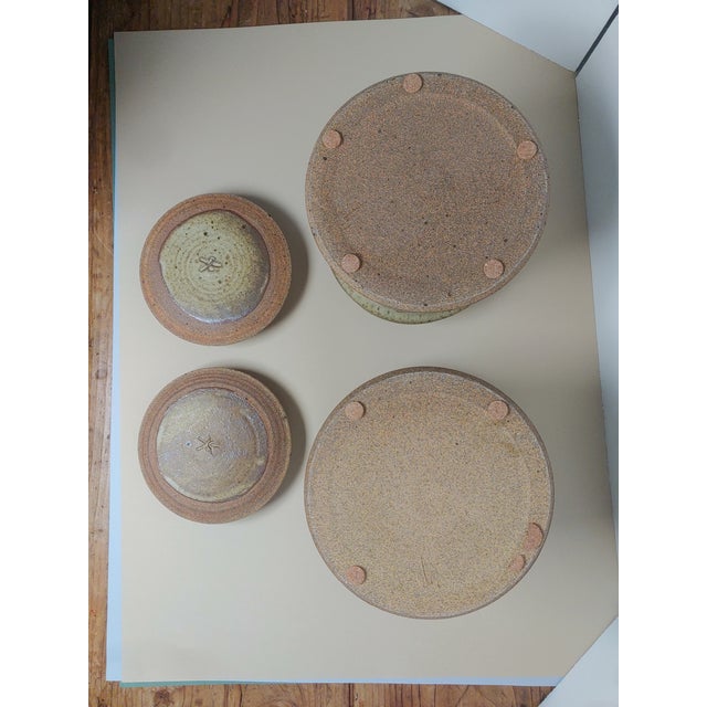 1980s Studio Pottery Canisters - a Pair For Sale In San Francisco - Image 6 of 7