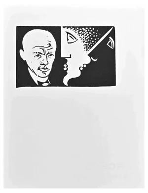 Albert Flocon, Je Theatraliserai Le Bauhaus, Linocut, 1980s
