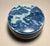 Offered is a beautiful circa 1930s Chinese Republic Period hand-painted blue and white porcelain powder box featuring...