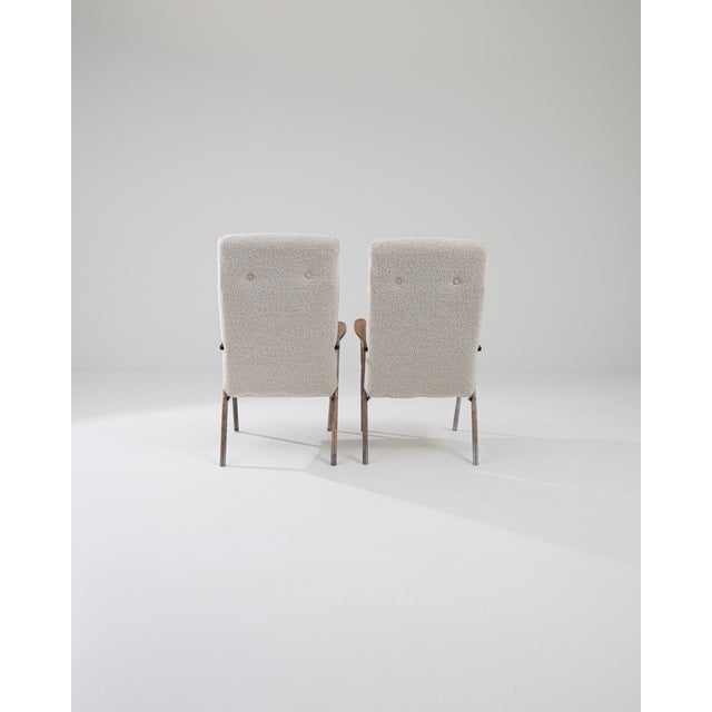 1900 - 1909 20th Century Central European Modern Armchairs, a Pair For Sale - Image 5 of 13