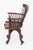 Victorian Desk Chair in Mahogany, 1880s For Sale - Image 3 of 6