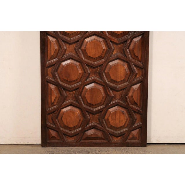 Spanish Early 20th Century Spanish Door with Octagons For Sale - Image 3 of 12