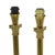 Hollywood Regency Lamps with Brass Pillar Column, 1950s, Set of 2 For Sale - Image 17 of 18
