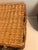 Wood Vintage Wicker Picnic Basket For Sale - Image 7 of 9