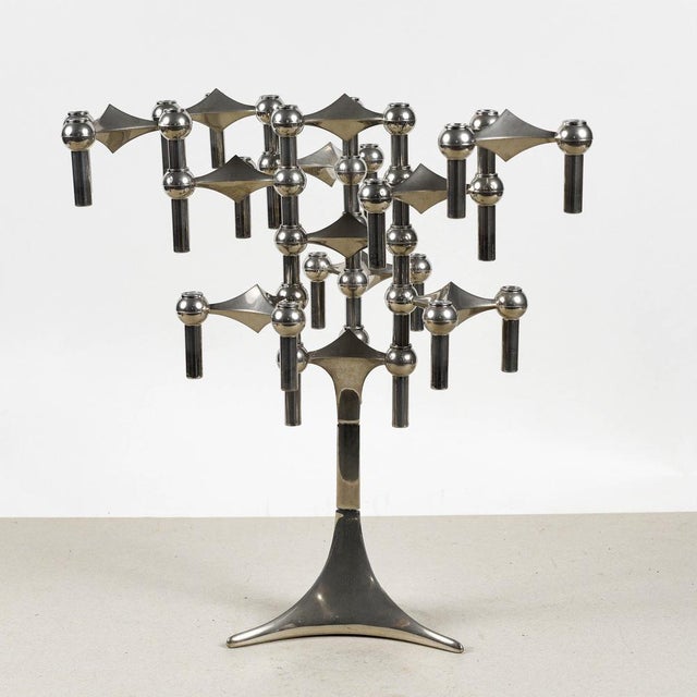 Orion Modular Candelabra by Fritz Nagel for BMF For Sale - Image 4 of 9
