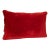 Faux Fur Red Lumbar Cushion/Pillow For Sale