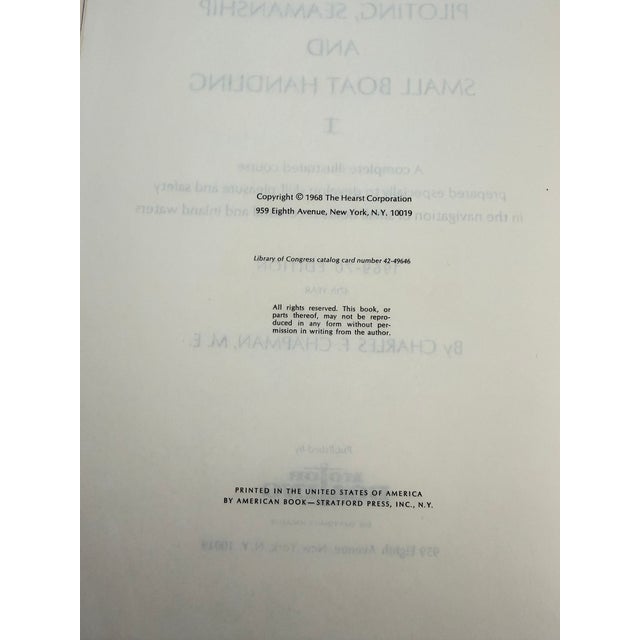 Photography 1969 Chapman Piloting Seamanship & Small Boat Handling Book With Original Case For Sale - Image 7 of 10
