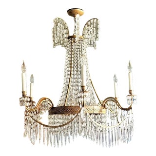 Contemporary Niermann Weeks Six Light Chandelier For Sale
