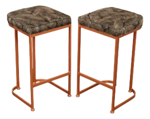 Shaver-Howard Contemporary Pair of Bar Stools