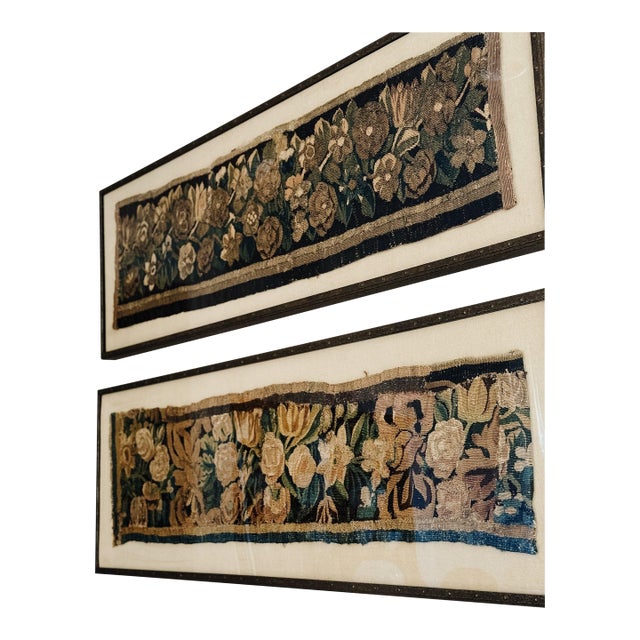 18th Century Framed Aubusson Tapestries For Sale