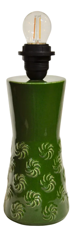 Dark Green Secle Lamp